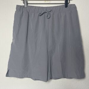 Reebok Men’s Gym Shorts Large With Pockets Grey